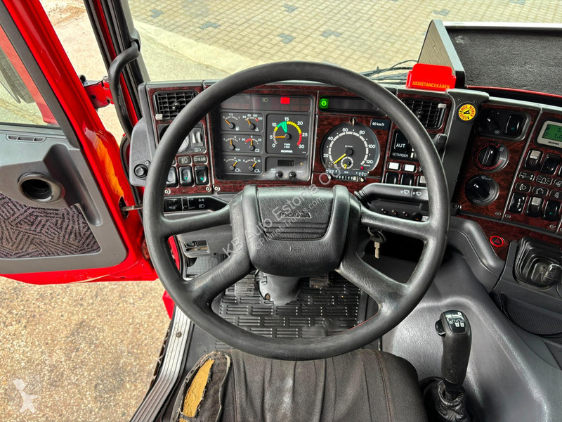 شاحنة Scania P 114 6x2 SWS PF100 / 2x 5 ton+10...