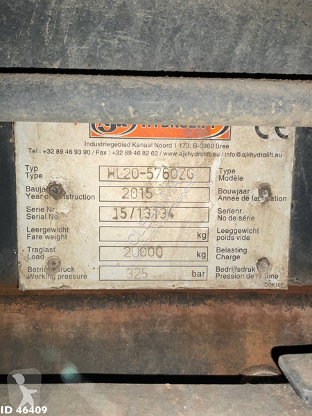شاحنة Volvo 420 Euro 6 AJK 20 Ton haakarmsysteem