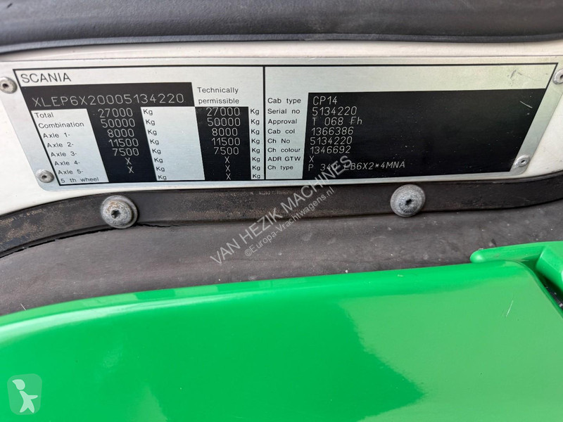 شاحنة Scania 6X2 isolated box manual