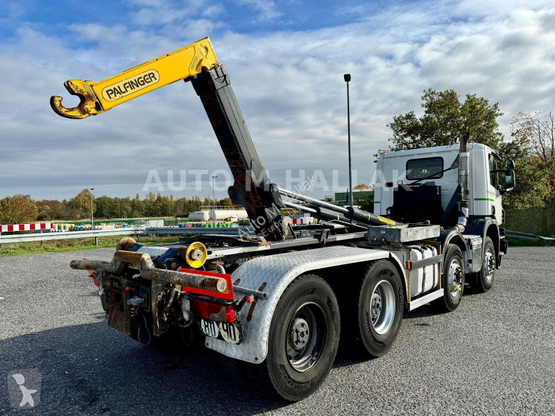 شاحنة Scania 410 Abrollkipper 8x4 alfinger...