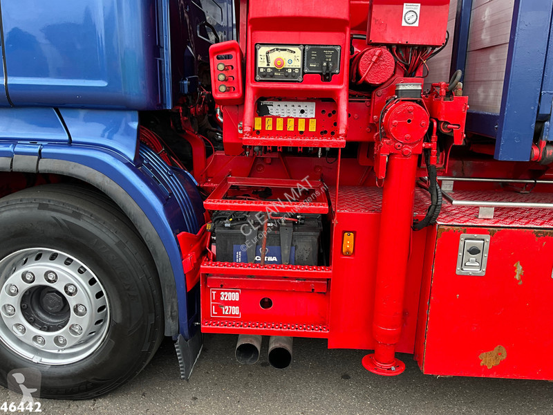 شاحنة Scania 560 V8 8x4 etarder Hiab 24...
