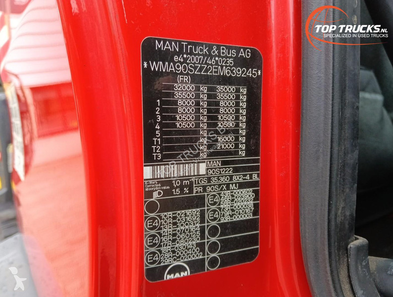 شاحنة MAN 35.360 8x2 - Fassi 16TM Crane,...