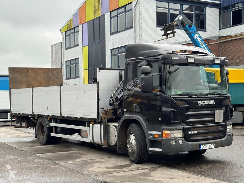 شاحنة Scania P280 4X2 EURO 5 + HIAB 088 B-3 +...