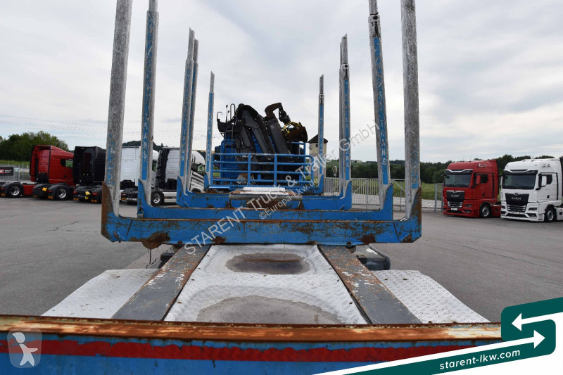 Camion remorque Mercedes 3653 6x6 Penz Holz...
