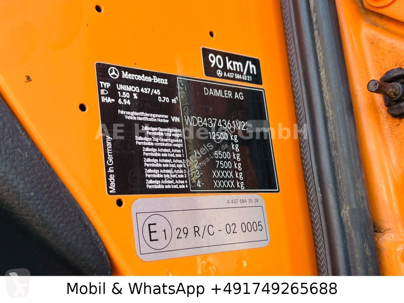 Kamion Mercedes UNIMOG 437/45 U5000 DoKa 4x4...
