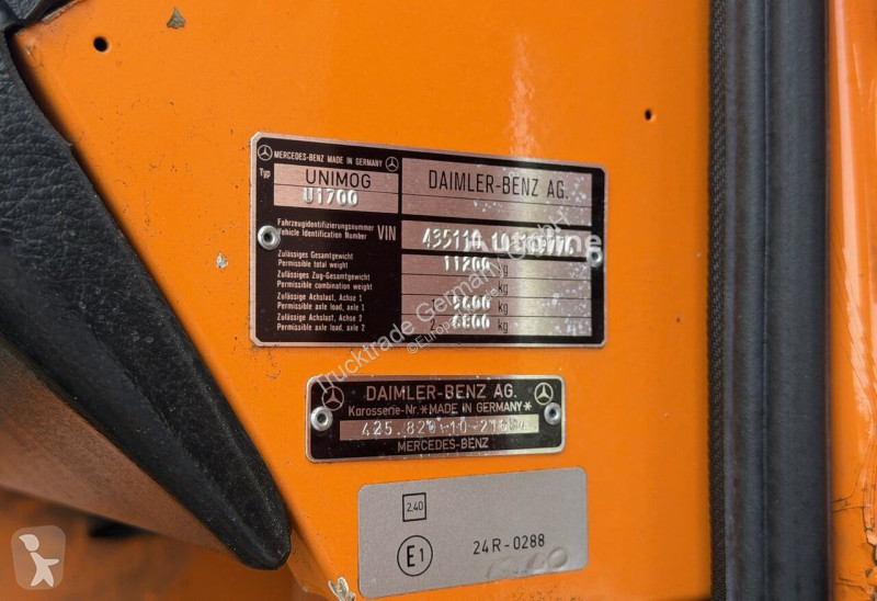 Camión Mercedes 602 U 1700