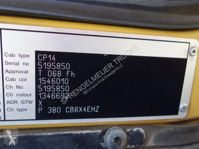 Kamion Scania P380 8X4 MET 20CUB STEE...