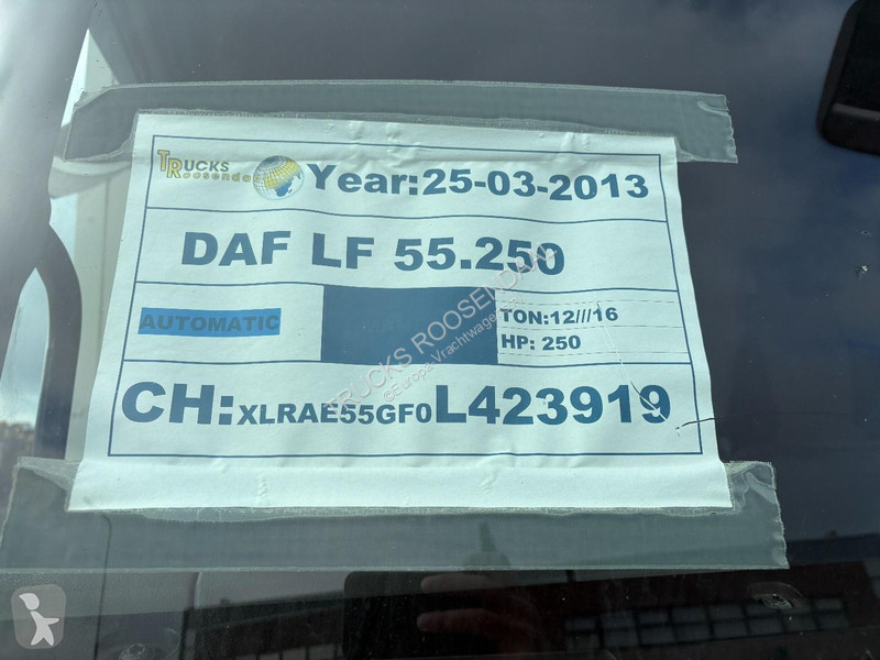 Kamion DAF 55250 + elevator + euro 5