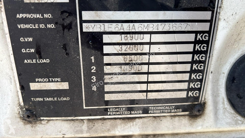 Camión Volvo FL 6 - 17 (MANUAL PUMP / LAMES /...