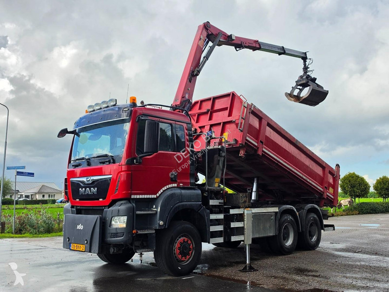 Camión MAN 420 !!6X6!! Z-CRANE TIPPER NL TRUCK...