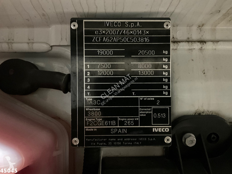 Camion Iveco AD200X36 Huisvuilwagen Chassis NEW...