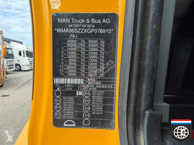Камион MAN 49 480 - 10x8 HYVA Tipper -...