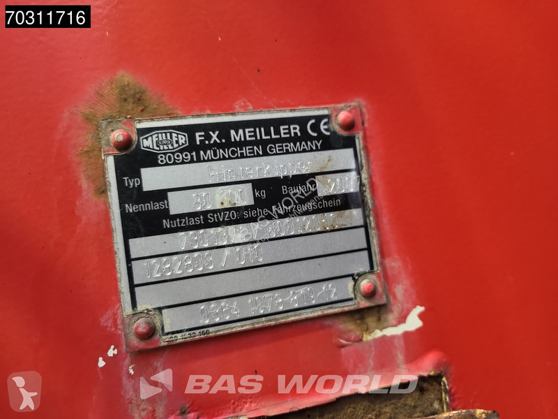 MAN 41.440  8X8 8x8 18m3 Meiller tipper...