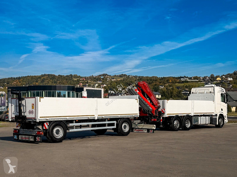 Scania 500 FASSI F235 A.2.26 + FUNK + Anhänger!...
