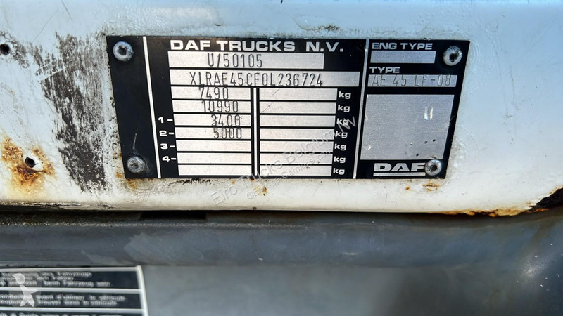 Lastbil DAF 180 (BOITE MANUELLE / CAMION BELGE...