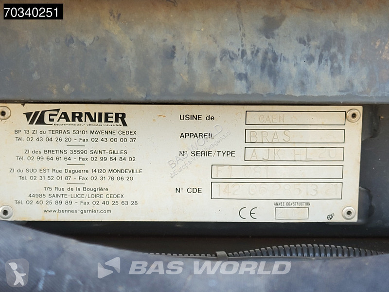DAF 450 6X4 AJK HL20-5430 containersystem Full...