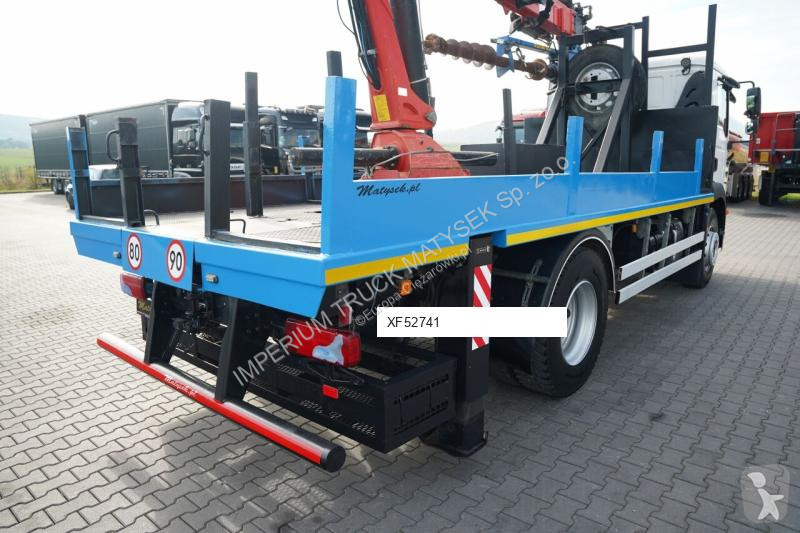 Kamion MAN TGM 15 .290 / HDS HC 190 + WIERTŁO...
