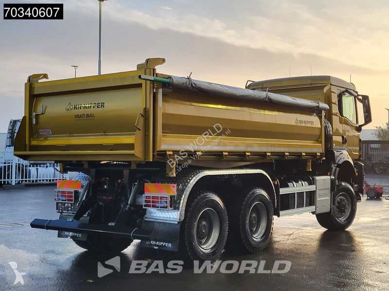 Lastbil MAN 33.480 6X6 6x6 12m3 KH-Kipper 3-way...