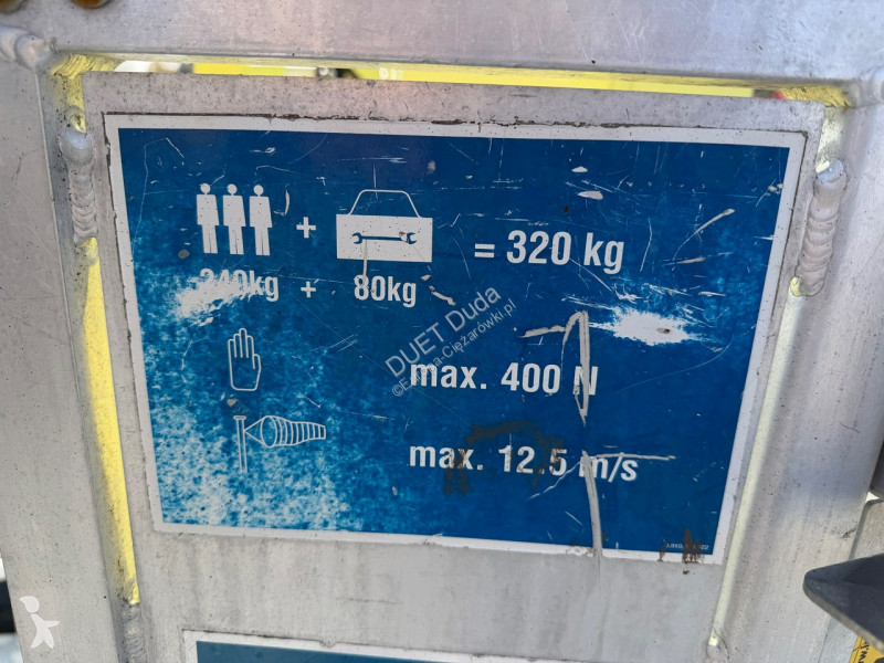 Teherautó Mercedes Ruthmann T 285 ( wysokość...
