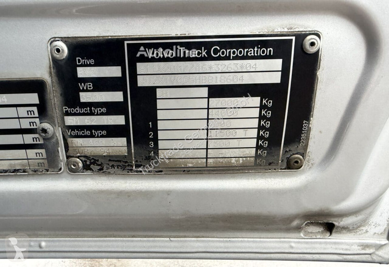 Lastbil Volvo FM-460 6x2*4 Chassis Retarder AHK...