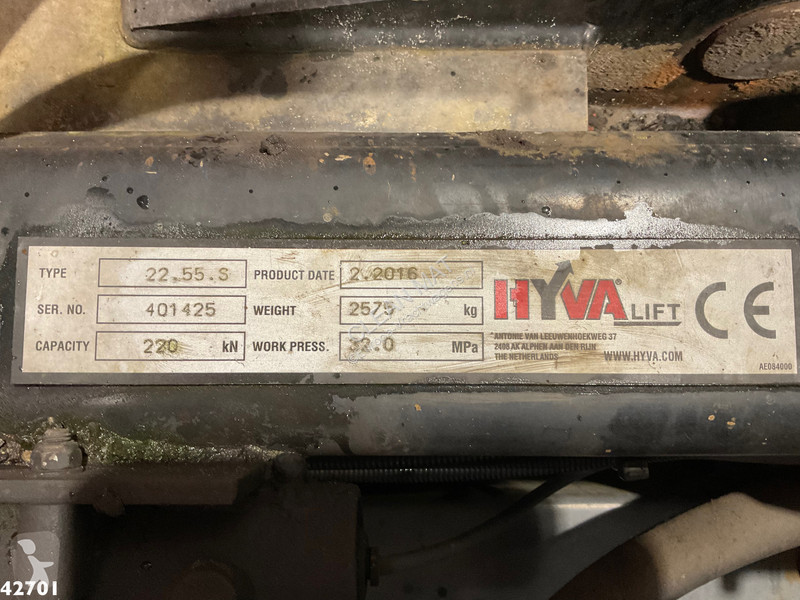 Camion DAF FAQ  400 8x2 Euro 6 HMF 21 Tonmeter...