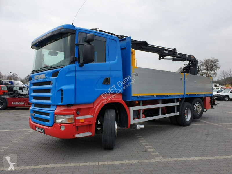 Kamion Scania R 400 LB 6x2 HDS Budowlanka Widły...