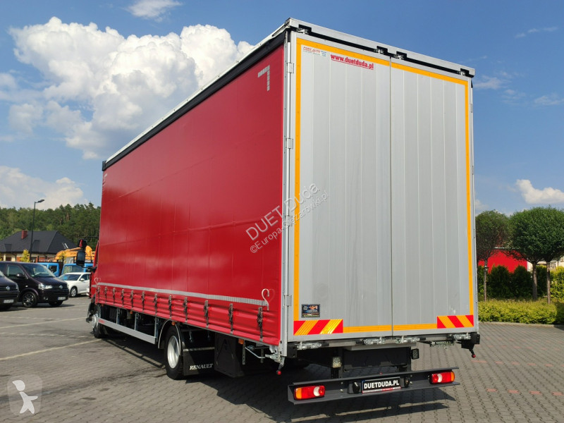 Kamion Renault D12.240 E6 Firana Tył Drzwi...