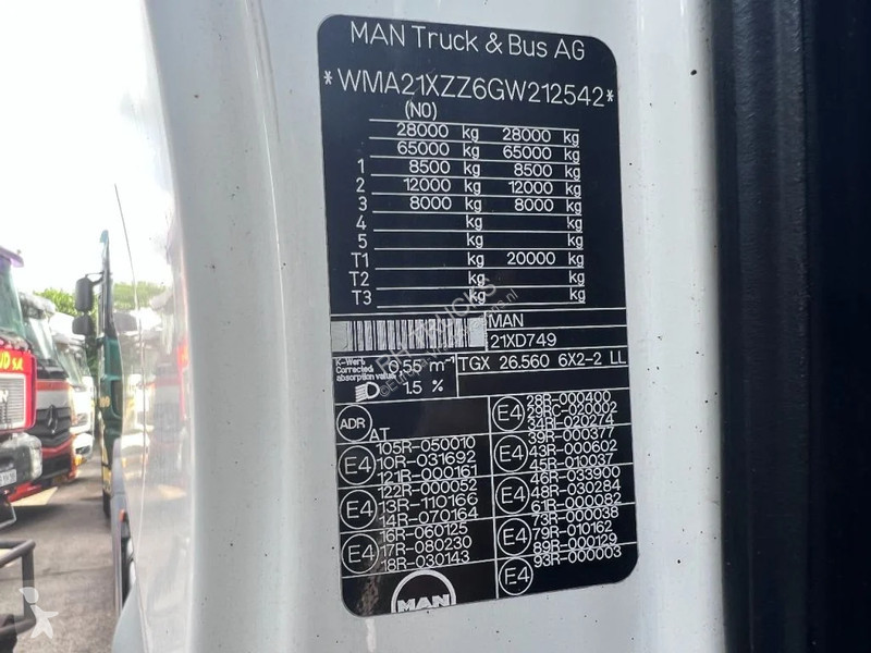 Lastbil MAN 26.560 6X2 EURO 6 - 11.500L VACUUM...