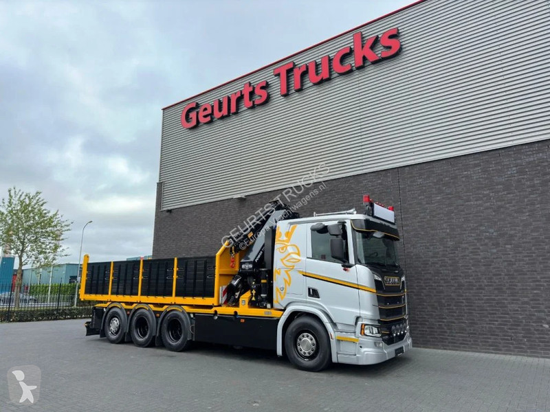 Kamion Scania R530 V8 NS 8X4 TRIDEM MET HYVA 2Z...