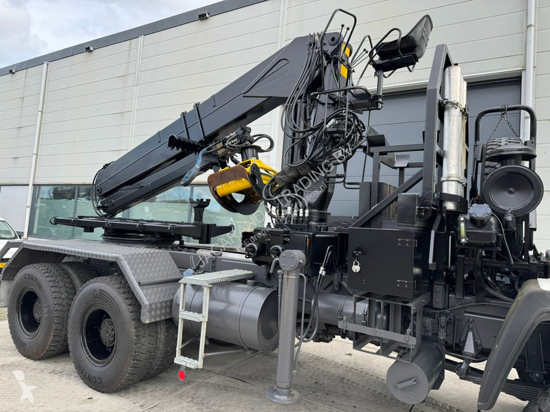 Camion Steyr 1491.310 6x6 Loglift 190 + dolly +...