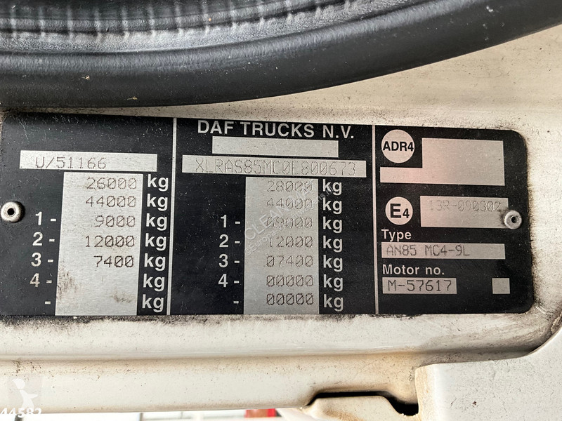 Camion DAF FAN 85  360 HMF 20 Tonmeter laadkraan