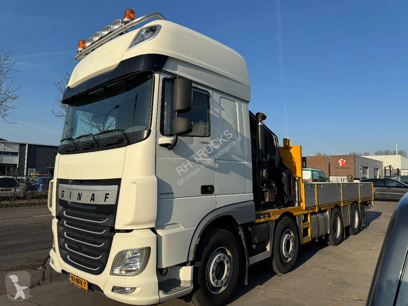 Camion DAF 8X2 - EURO 6 + HIAB 855 EP-6 +...