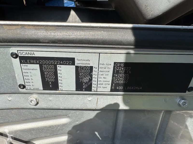 Kamion Scania R400 6X2 - EURO 5 + MUTIIFT HOOK...