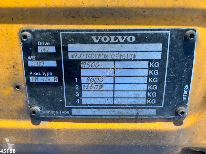 Lastbil Volvo FM 290 Full Steel Manual 12 Ton...