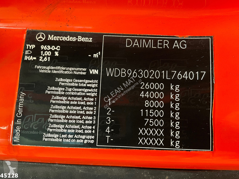 Kamion Mercedes 2542 6x2 Euro 6 Hyva 18...