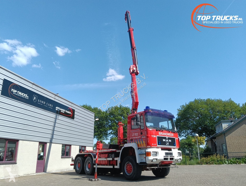 Kamion MAN 6x6 - 14TM Kraan, Crane, Kran -...