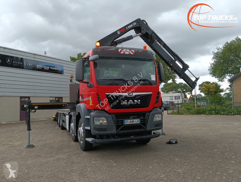 Camion MAN 35.360 8x2 - Hiab 22 TM Kraan,...
