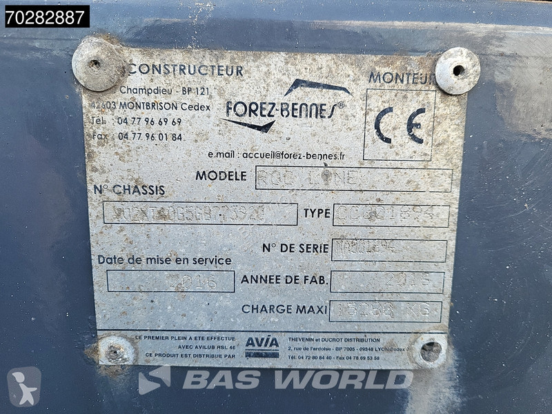Kamion Volvo 500 8X4 16m3 Forez-Bennes tipper...