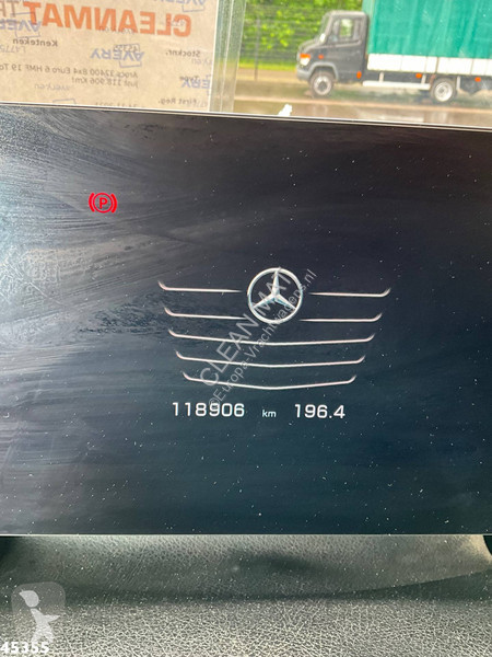 Camion Mercedes 3540 8x4 Euro 6 HMF 19 Tonmeter...