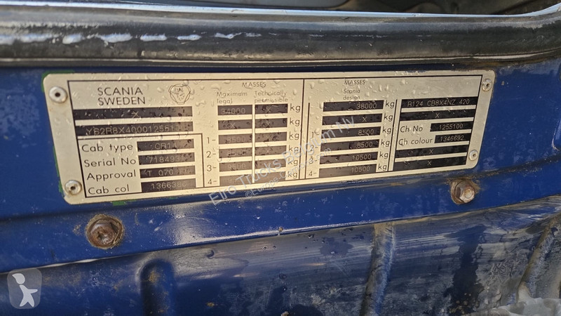 Camion Scania 124-420 (BIG AXLE / GRAND PONT /...