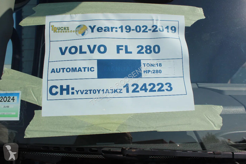 Vrachtwagen Volvo 280 + EURO 6 + LIFT + PERFECT...