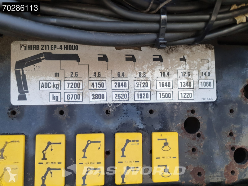Camión DAF 360 CF 6X2 NL-Truck Hiab 211 EP-4...