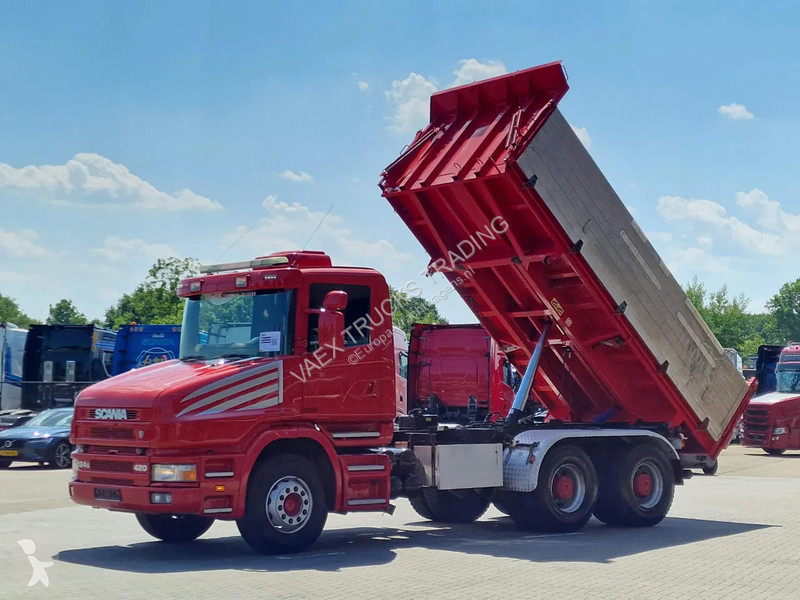 Camion Scania T124-420 6x4 - Tipper - Retarder...