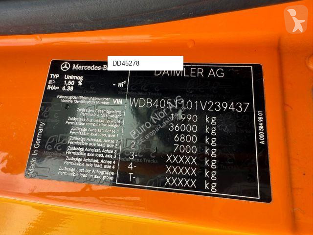 Lastbil Mercedes UNIMOG U427 4x4 Tipper /...