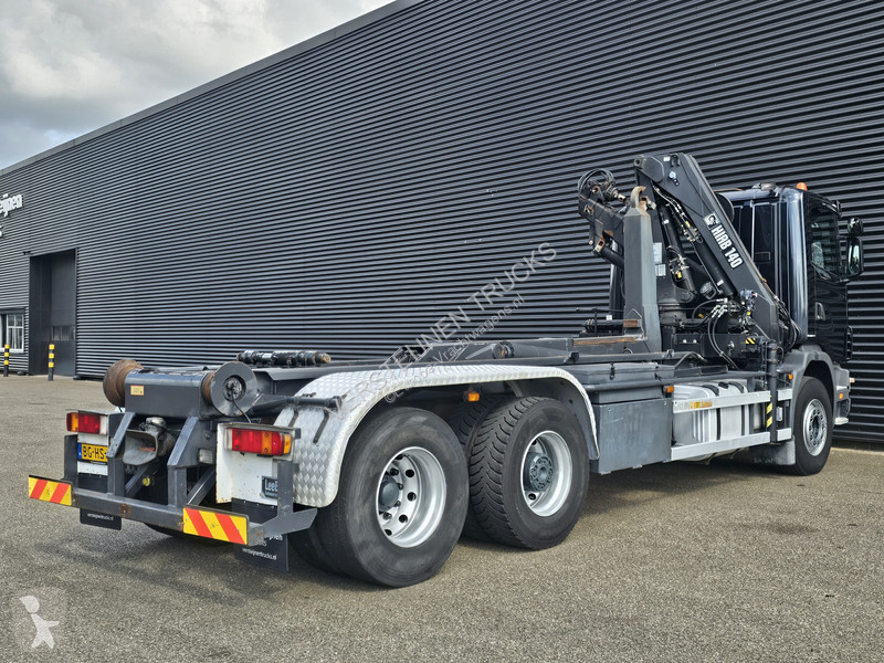 Camion Scania 340 6x2 / HIAB CRANE + 25T HOOKLIFT