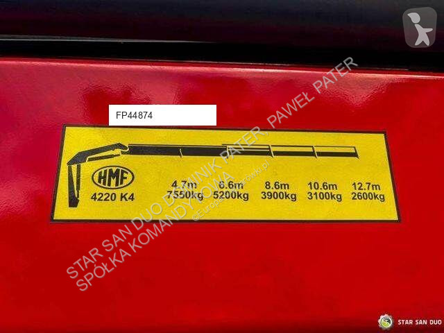Camion Mercedes ACTROS 3341 6x6 HMF 4220 K4...