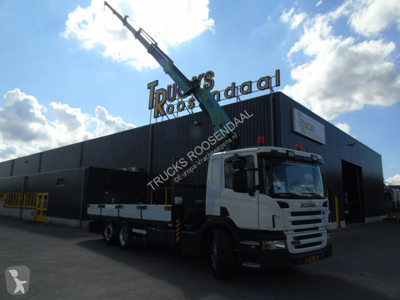 Kamion Scania P 380 + PAFINGER PK18.500 5x...