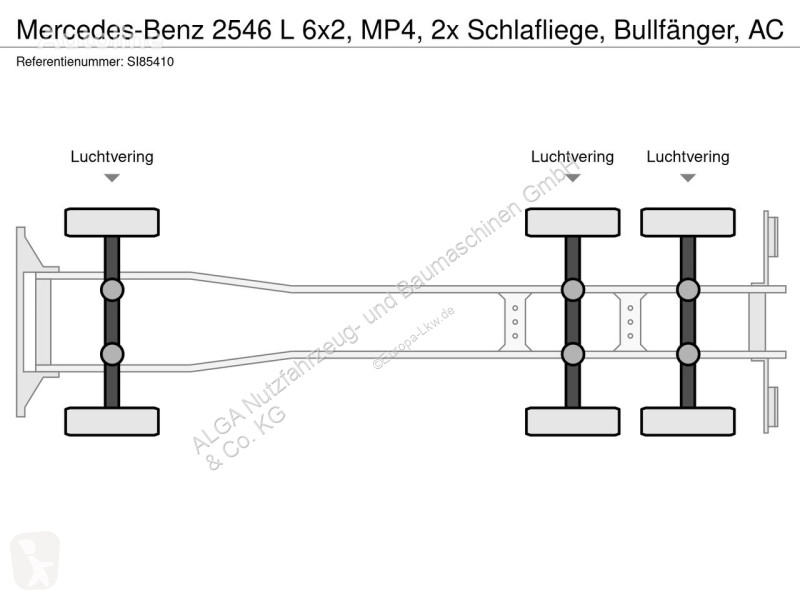 Camion Mercedes 2546 L 6x2, MP4, 2x...