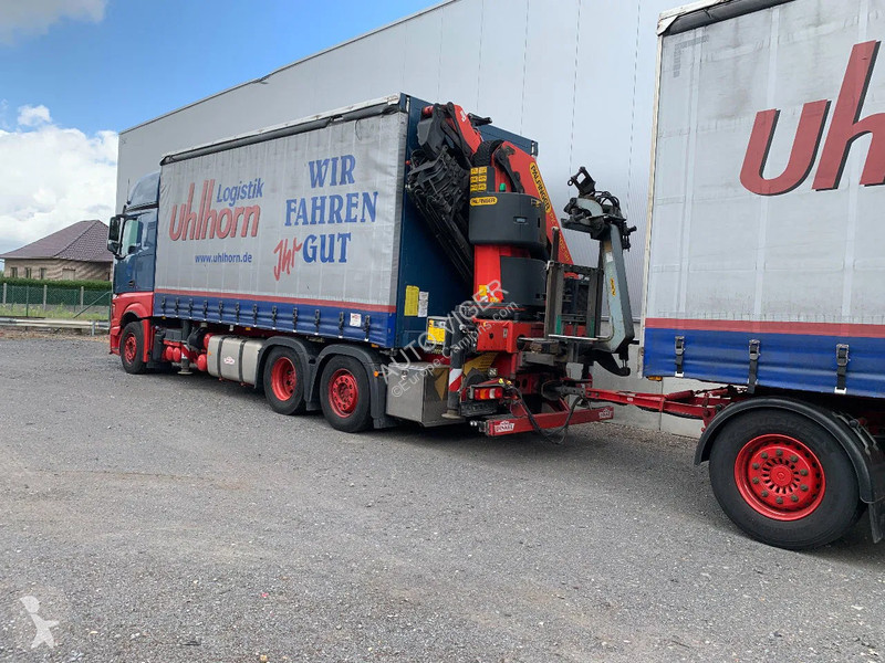 Camion Mercedes 2548 6X2 + Aanhanger*Palfinger...