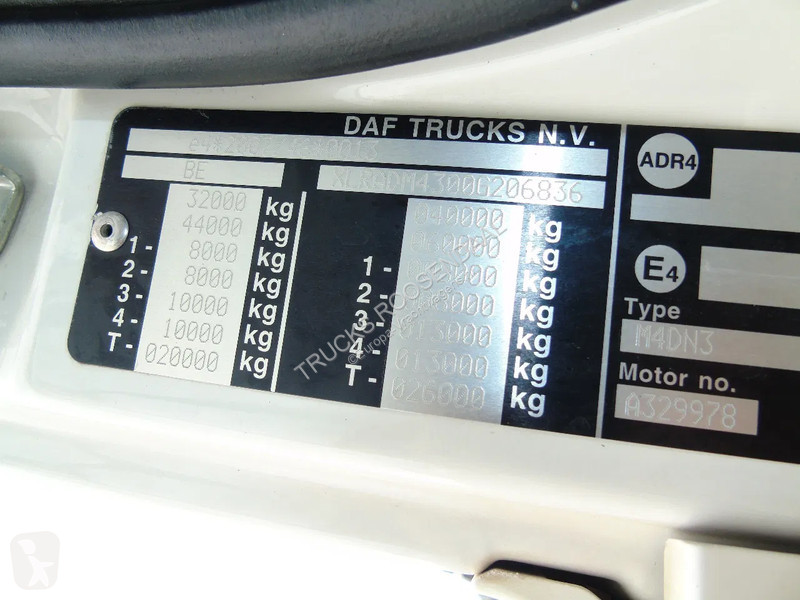 Kamion DAF 480 + FASSI 16T/M + 20T HOOK + 8X4 +...